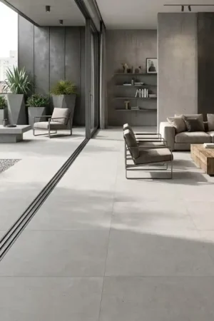 carrelage intérieur grand format LEVINA CALCAIRE PEARL 100x100 cm Dernière Chance